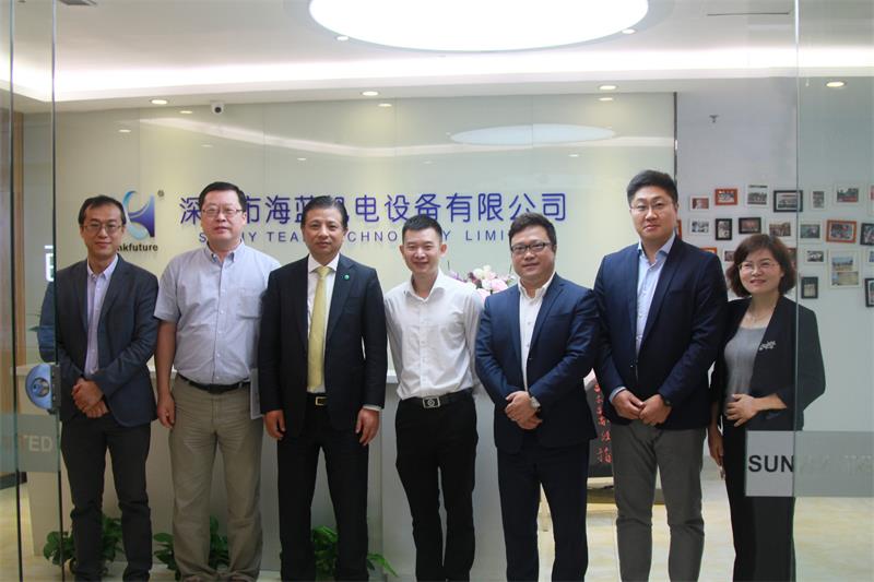 熱烈歡迎三菱電機(jī)自動(dòng)化蒞臨海藍(lán)機(jī)電參觀(guān)指導(dǎo)工作！