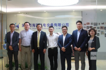 熱烈歡迎三菱電機自動化蒞臨海藍機電參觀指導工作！