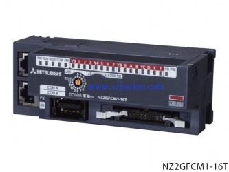 NZ2GFCM1-16D |16點(diǎn) DC24V（漏型）輸入，遠(yuǎn)程模塊、MIL連接器、1線式